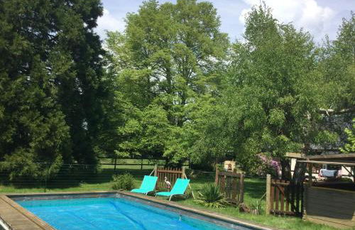 Bungalow 2 pièces, SDB, terrasse, Piscine de mai à octobre - Foto 9