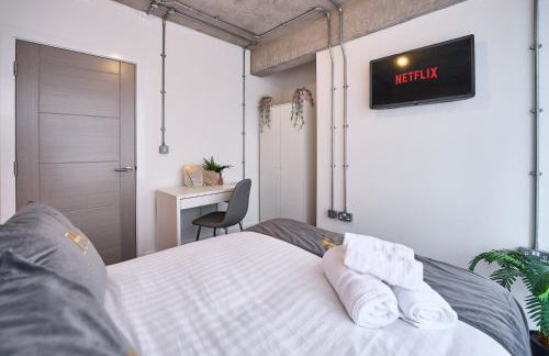 Central Warrington Stay Stylish 1BR Apartment - Foto 15