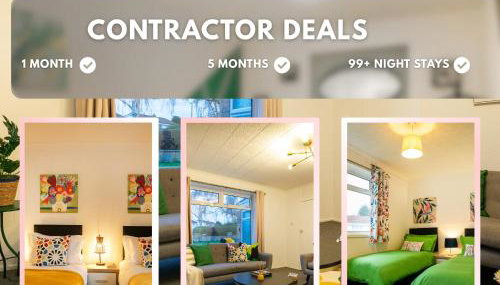 Quick Deals l 5 Bedroom l Sleeps 10 l Parking l Ideal for Groups l Oak Stays Short Lets & Serviced Accommodations - Foto 2