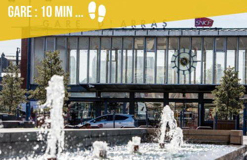 Grand RDC 6 Pers Arras Stationnement gratuit - Foto 35