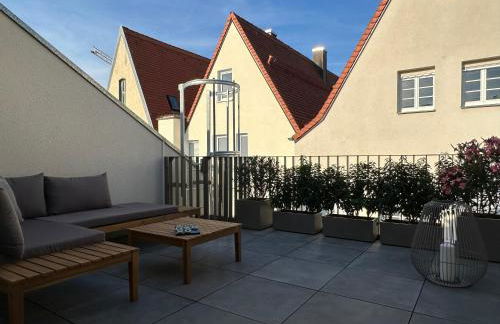 TrulySpace - Direkt am Rathausplatz, Dachterrasse mit Blick auf Perlachturm, Garage, Fahrstuhl - Foto 13