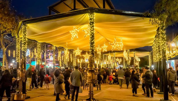 Um dos espaços decorados do Mágicas Navidades