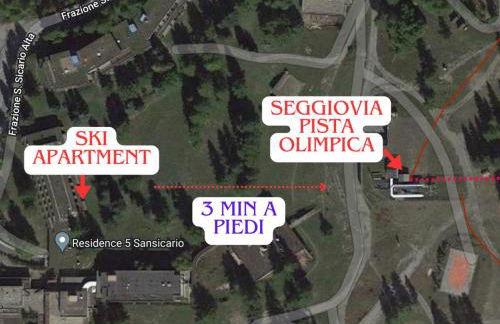 Ski apartment Sellette San Sicario Alto - Photo 12