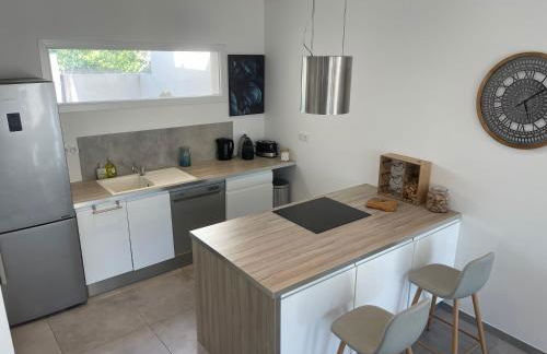 Villa design Cap dAgde piscine et plage - Foto 15