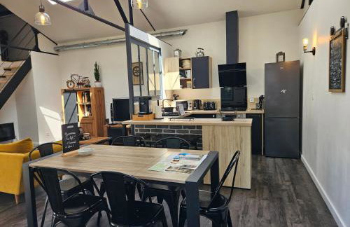 Loft Relais Cœur de France climatisé - 3ch - 2SDB - Foto 10