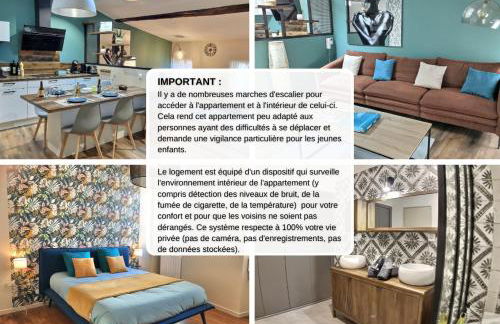 Myzenplace - Duplex 100m2 - Fibre - Cosy et atypique - Centre piéton - Foto 27