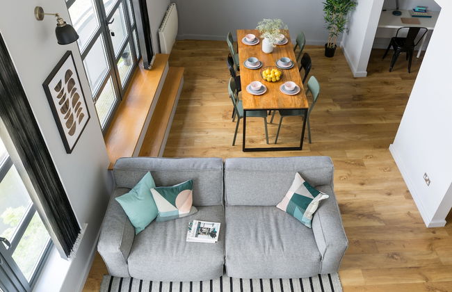 4B Loft Penthouse Industrial City views - Foto 14