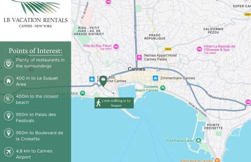 LB Vacation Rentals I Cannes Center, Renovated Apartment with Balcony, Ideal for Holidays or Congress! - Photo 10