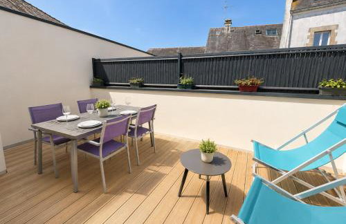 Plein centre Auray - Grand duplex 2 suites avec terrasse ensoleillée - Photo 2