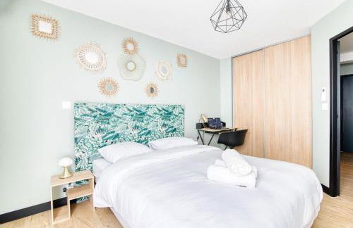 First flight Colomiers - à 8 mn de l'aéroport- Proche Airbus - 6 voyageurs - Foto 9