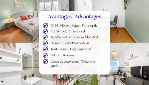 Cozy Balcon près de la Marne - Foto 3