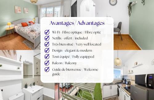 Cozy Balcon près de la Marne - Foto 3