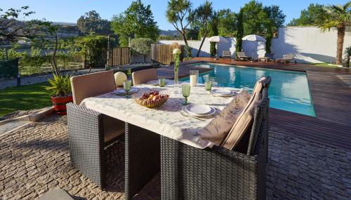 Ribeiro Country Villa com Piscina a 30 min do Porto - Foto 4, Garden, sunbed, Garden view