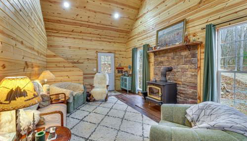 Greenbrier River On-Site! Modern-Rustic Log Cabin - Foto 5