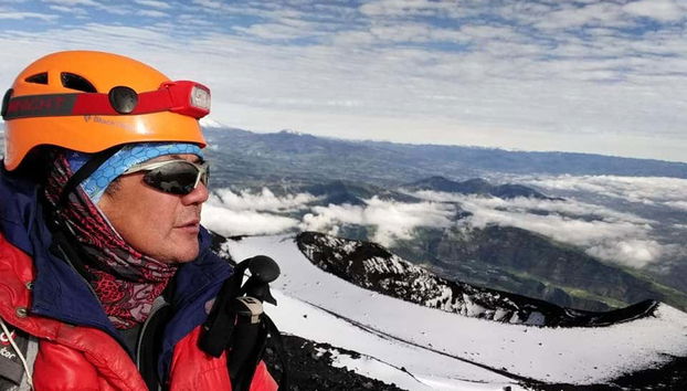 Una sosta durante l'itinerario