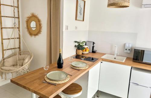 Studio double climatisé avec terrasse - Proche Tram & Centre - Foto 23