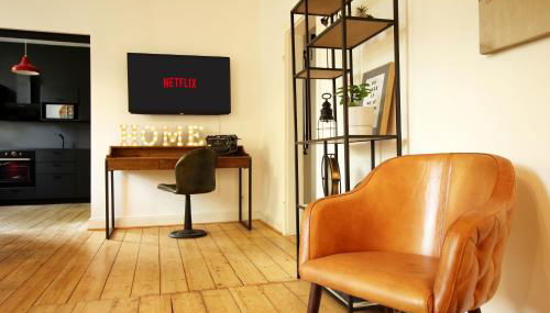 zentrales NewYork-Designapartment mit 2 Betten nahe Messe l Flughafen - Foto 5