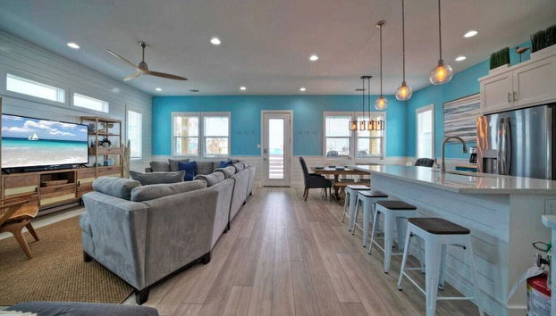 Sleeps 22! 2 Homes Priv Pool, Putting Green, Bar, Deck, Prime Port A Location - Foto 5, Interior