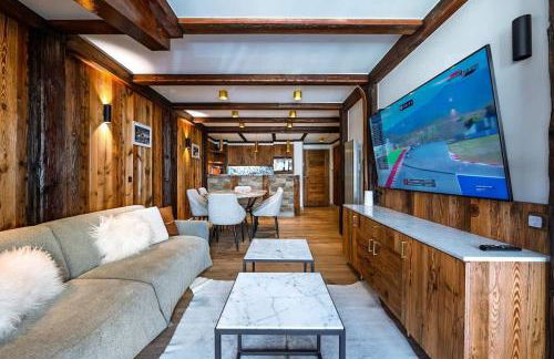 Luxury suite 70m2 balcon courchevel1850 parking - Foto 2