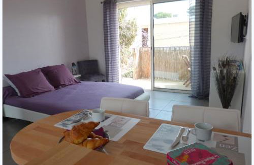 Plage à 400 m Studio tout confort Terrasse Clim Parking - Foto 16