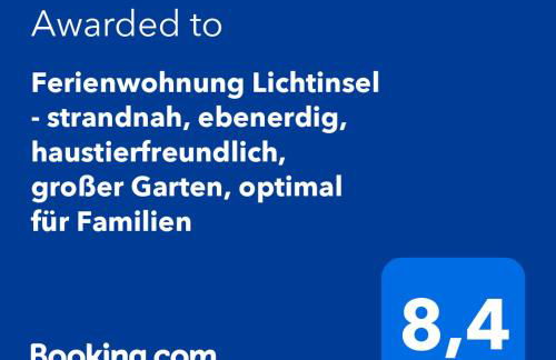 Ferienwohnung Lichtinsel - strandnah, ebenerdig, haustierfreundlich, Terrasse und Garten, viel Platz - Foto 54