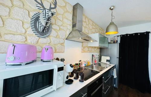 Loft atypique 130 m2 Clim patio couvert et terrasse pkg gratuit tram à 5mn à pied un accès direct au centre-ville - Foto 4