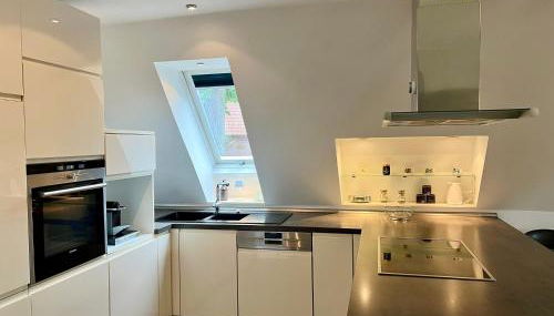 Michels Apartment Gütersloh - Foto 5, stove, dishwasher