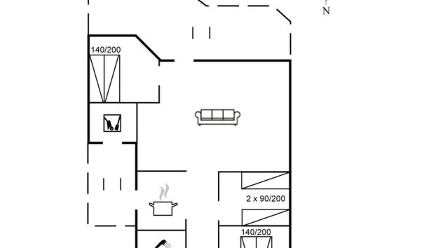 "Tata" - 750m from the sea - Foto 2, Floorplan
