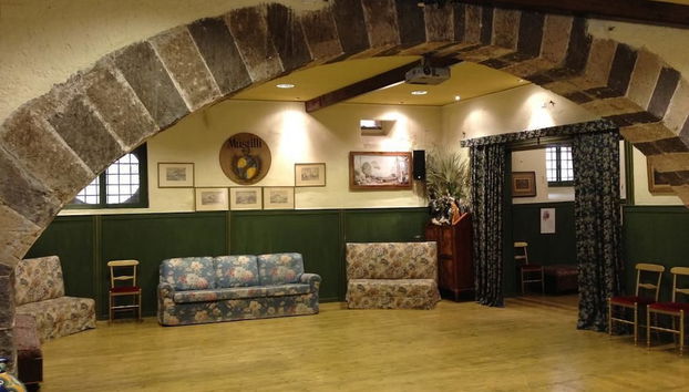 Zona de estar del vestíbulo