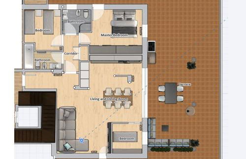 Penthouse Liberty attico - Foto 13