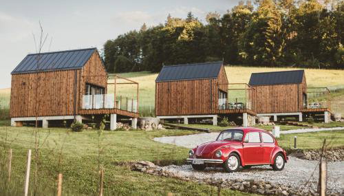 WymarzONE domki- z prywatnymi jacuzzi i kominkiem - Foto 2, Garden view