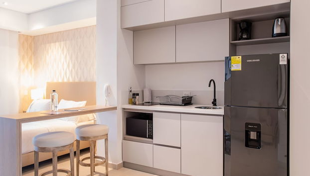 w Comfortable Loft w Balcony in Crespo - Foto 3, Habitación