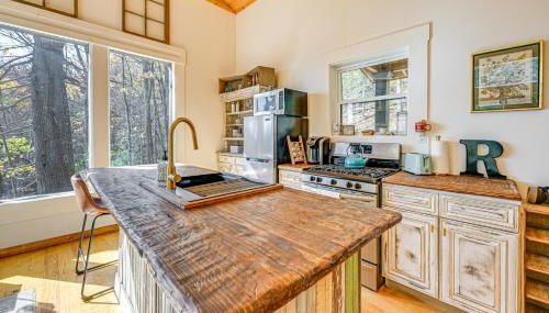 Deck and Fire Pit Mtn-View Cabin in Rabun Gap - Foto 5