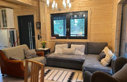 Młyńska Chata - drewniany, całoroczny dom w sosnowym lesie - Foto 3