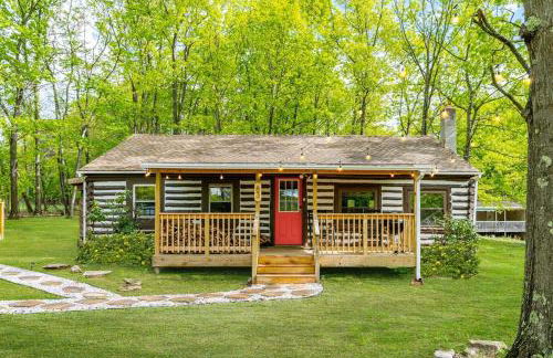 Modernized Log Cabin w Hot Tub Fire Pit & Views - Photo 38