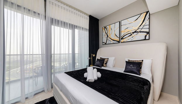 Zada Tower 1BR with Dubai Canal view - Foto 4, Habitación