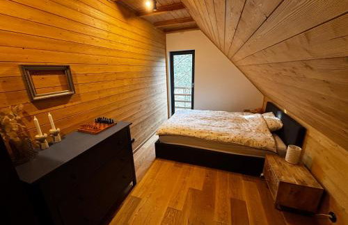 Bór i Woda - klimatyczny, drewniany dom w sercu jezior i lasów - Foto 28