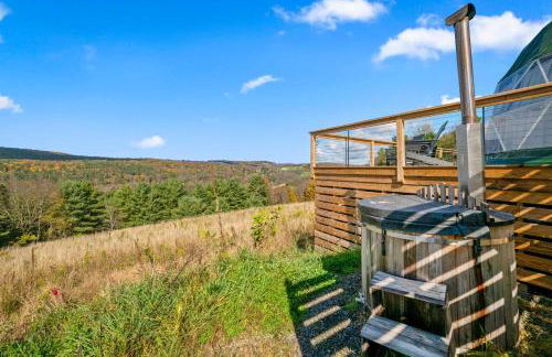 'The Bear Dome' with Barrel Hot Tub in Franklin - Foto 24