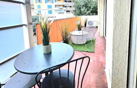 2 pièces lumineux, proche plage, parking, clim, hippodrome - Foto 12