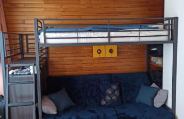 Studio transformé en 2 pièces avec cloison amovible sur La Plagne Bellecôte - Foto 4