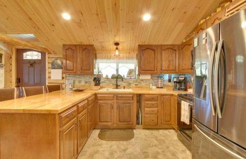 Trout Ponds and Sauna Unique Log Cabin in Freedom - Foto 11