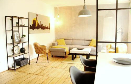 zentrales NewYork-Designapartment mit 2 Betten nahe Messe l Flughafen - Photo 12
