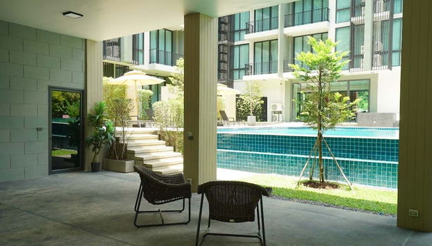 Zona de estar del vestíbulo