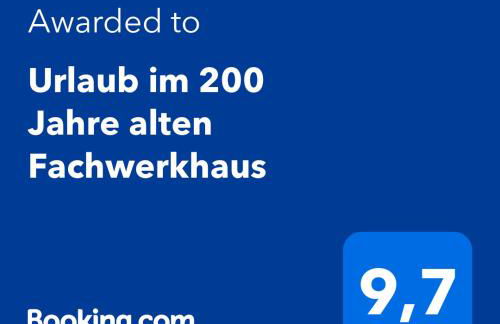 Urlaub im 200 Jahre alten Fachwerkhaus - Foto 8