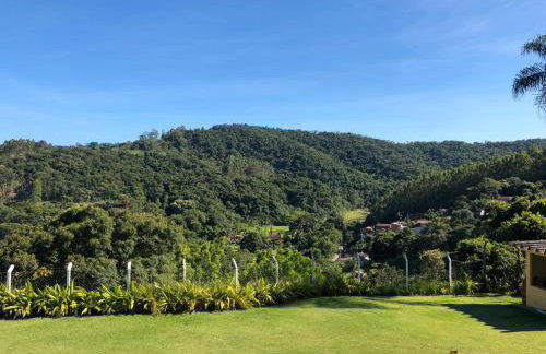 Recanto Atibaia piscina, área gourmet e vista incrível! - Foto 54