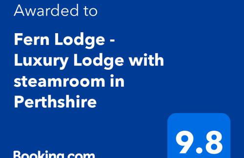 Fern Lodge - Luxury Lodge with steamroom in Perthshire - Photo 31