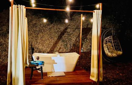 Couple’s retreat in Tiny Home w soaking tub/beach - Foto 38