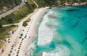 Apto de Luxo 400m Prainha-Piscina-churrasqueira-Ar-condicionado-Sand beach - Foto 41