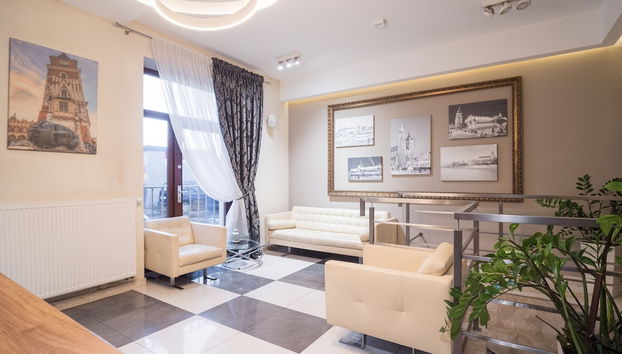 Zona de estar del vestíbulo