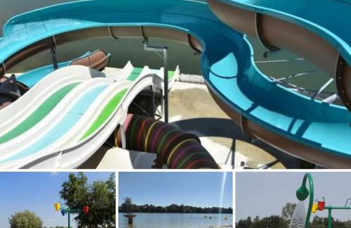 Grand chalet en bois climatisé avec vue sur le lac - Photo 16